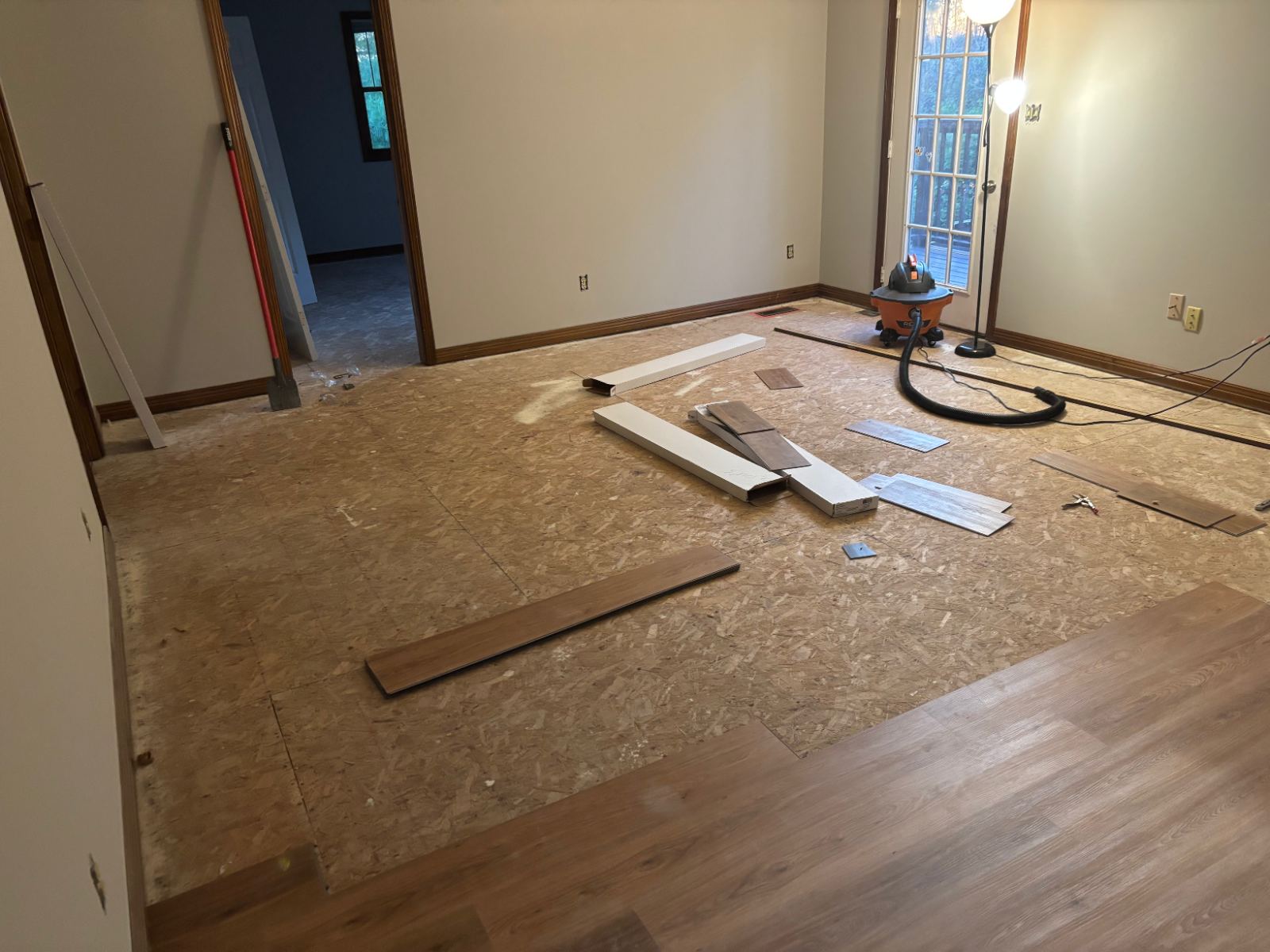 EverSet crew mid install on a rental turnover